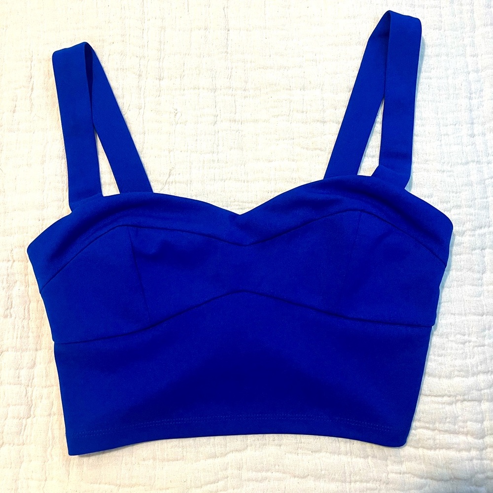 cute royal blue top